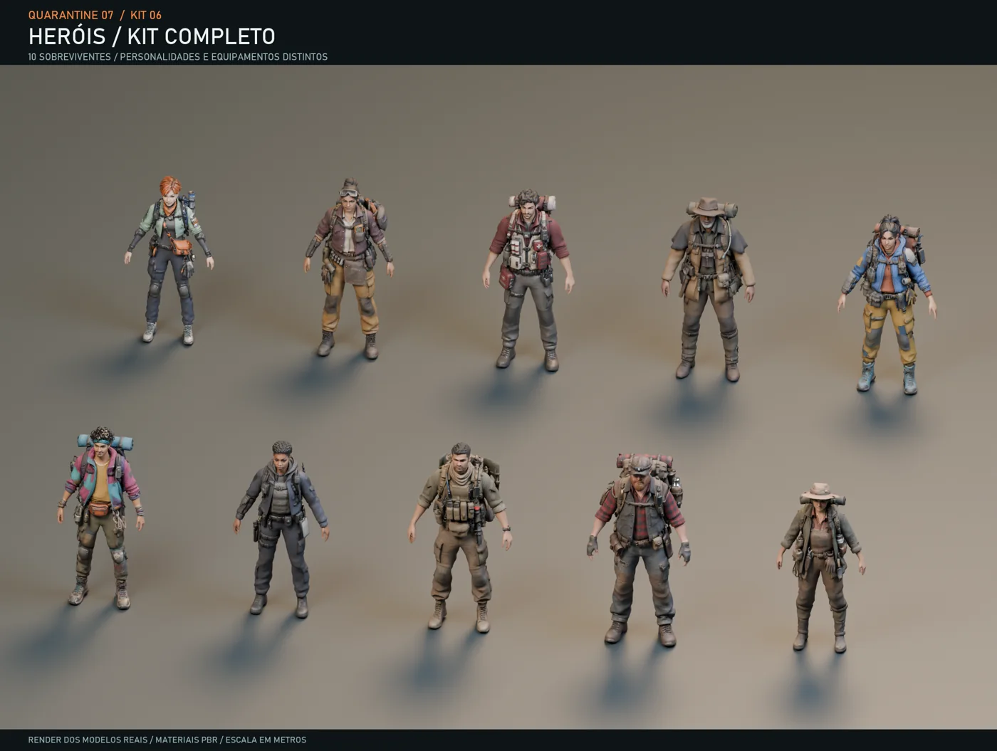 Complete survivor heroes kit