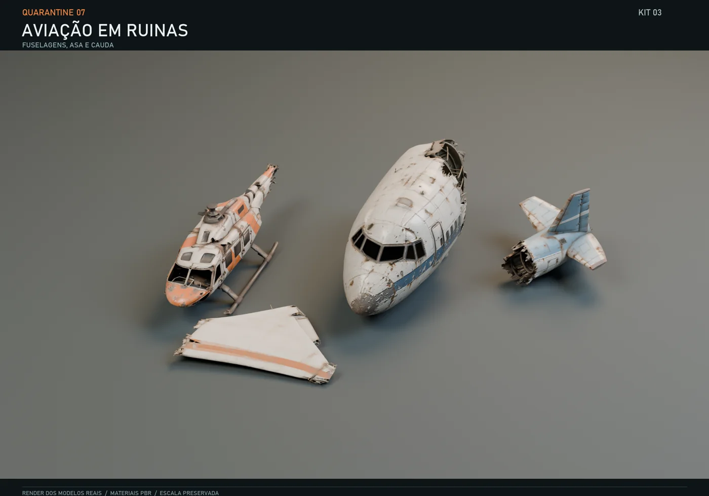 Closer look at the vehicle wrecks kit