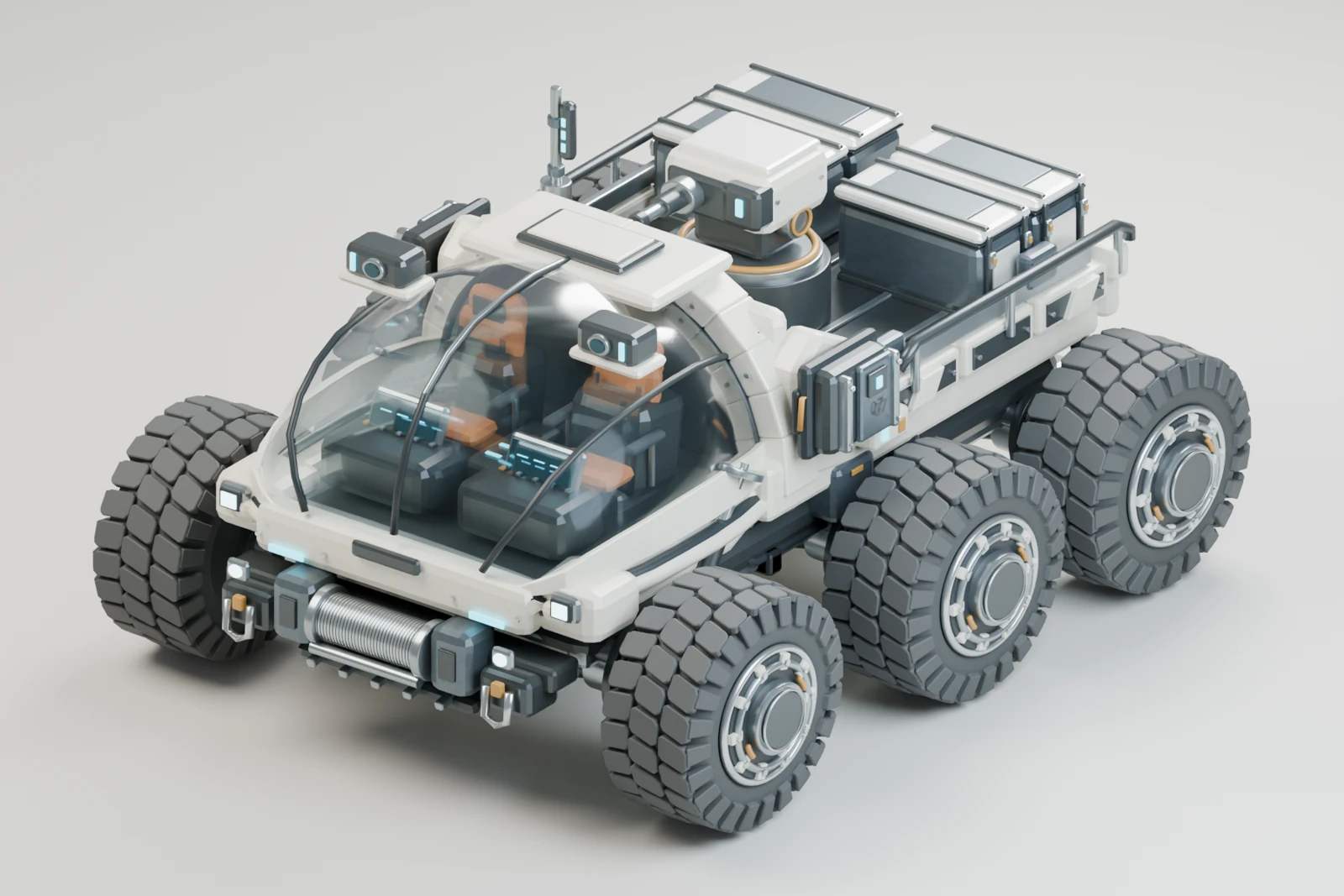 Rover preview while the interactive 3D model loads