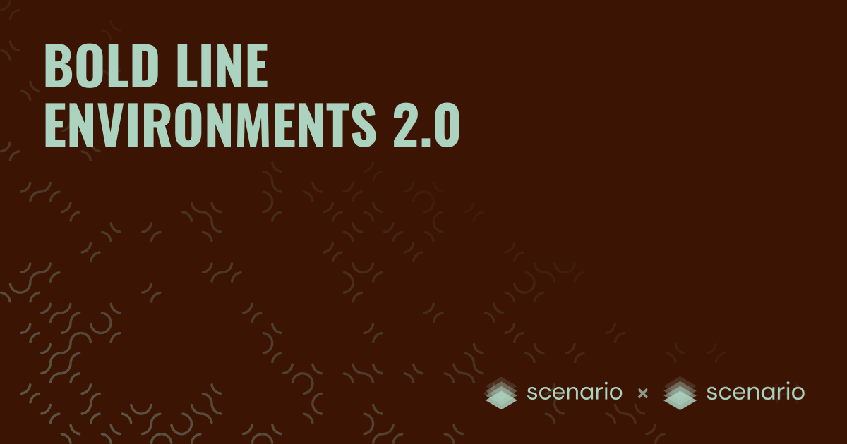 Best Flux LoRA for Bold Line Environments | AI-Generated Backgrounds ...