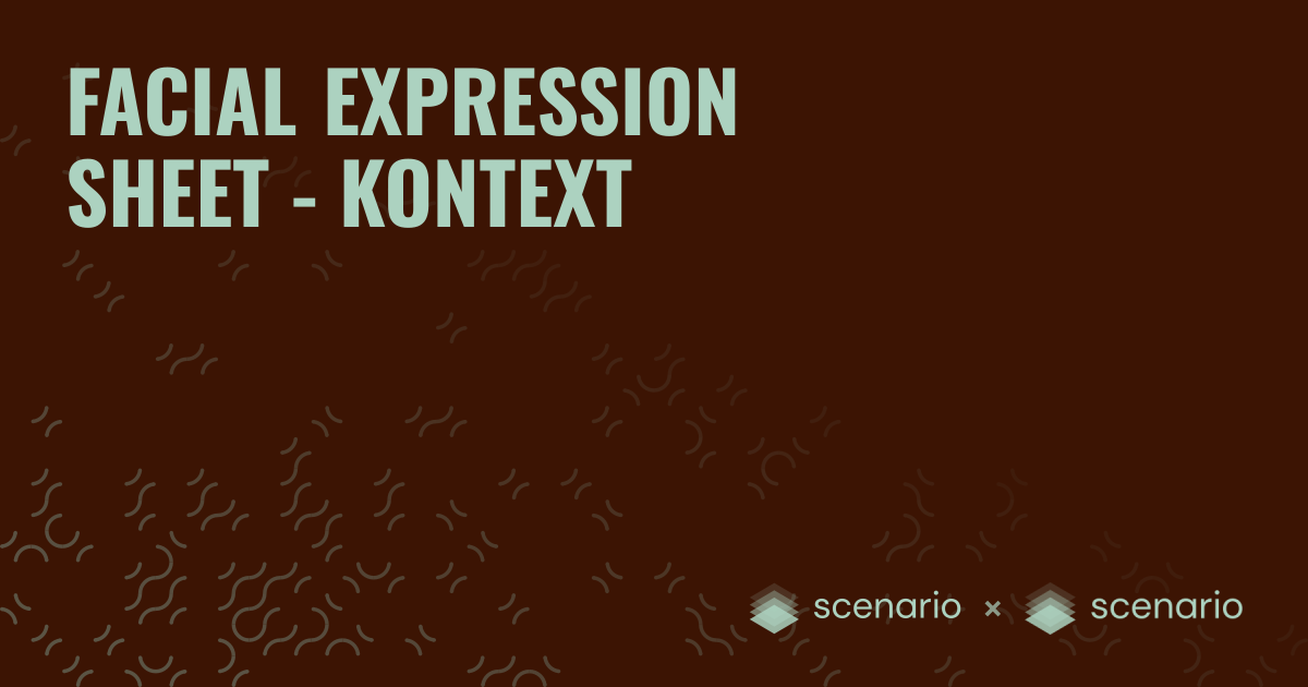 Best Facial Expression Sheet AI for Character Emotions | Scenario