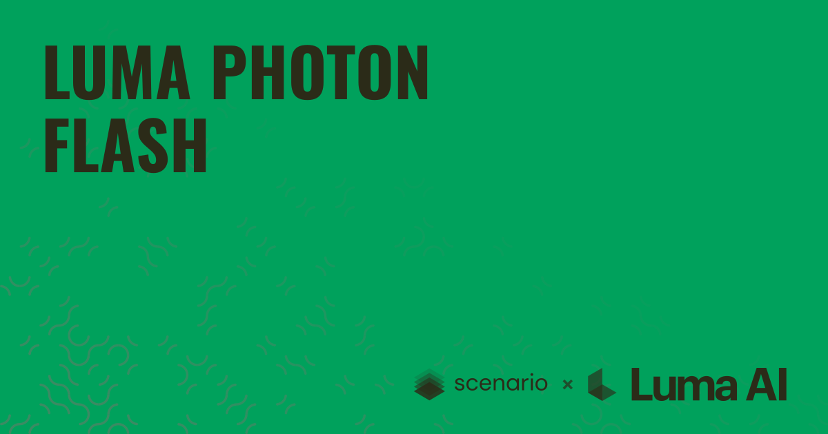 Best Luma Photon Flash for Fast AI Image Generation | Scenario