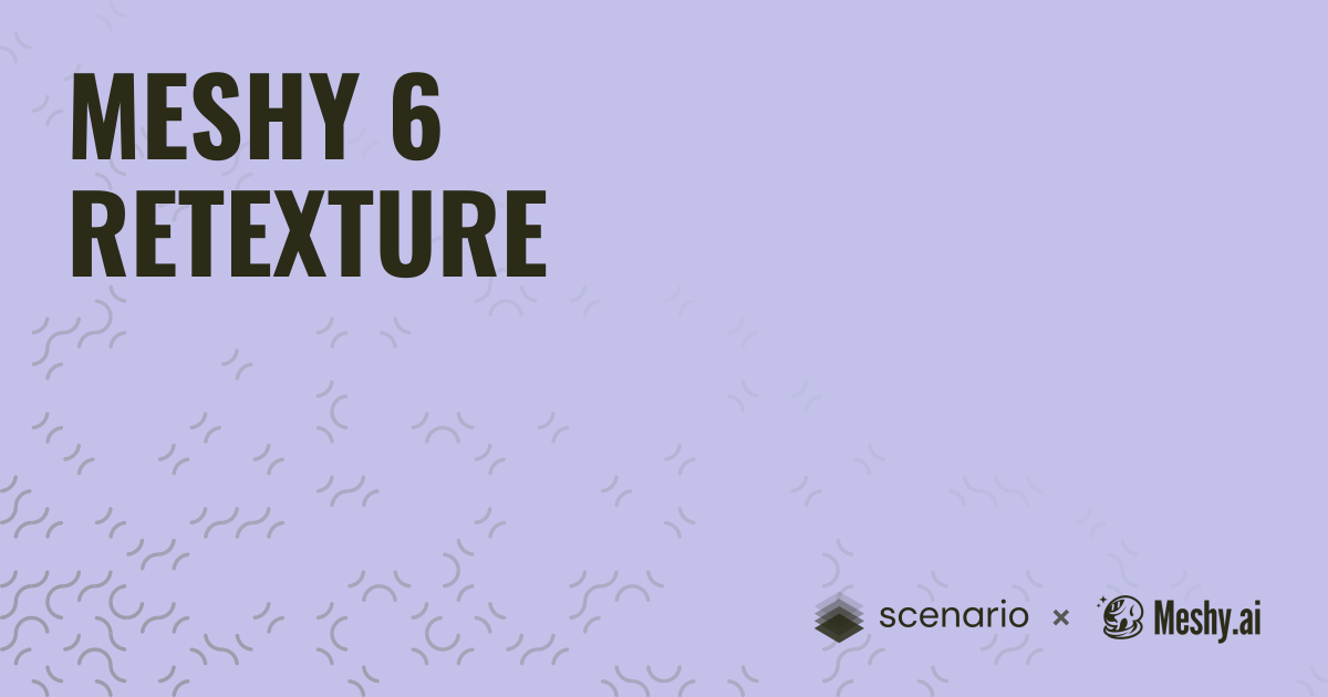 Best PBR Texture Generation for 3D Models with Meshy Retexture | Scenario