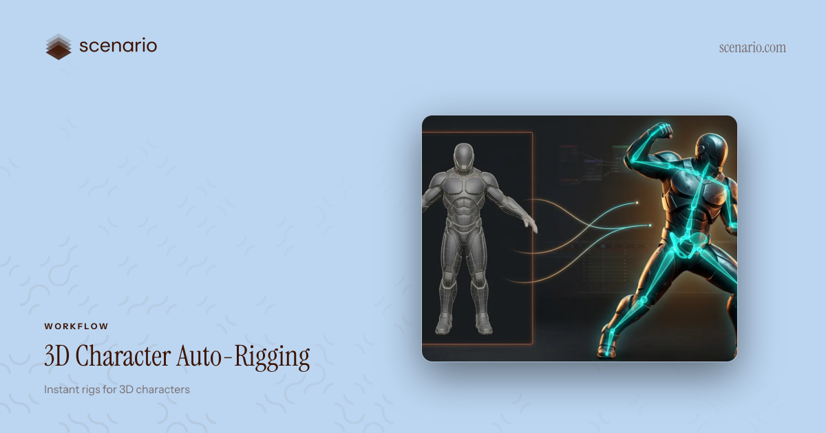 AI Auto-Rigging for 3D Biped Characters | Scenario | Scenario