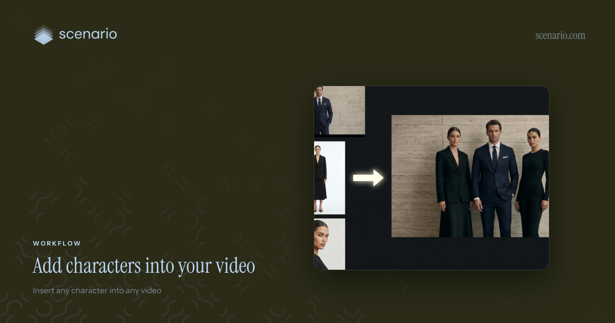 How to Add Characters to Video with AI Compositing | Scenario
