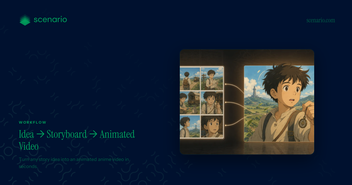 Best AI Anime Video Generator: Idea to Animation in Seconds | Scenario