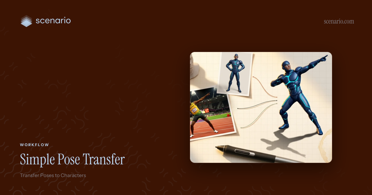 Transfer Any Pose to Your Character with AI | Scenario | Scenario